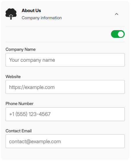 Company Branding